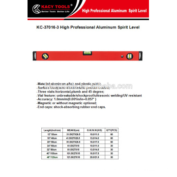 cheap price aluminum construction instrument hot enginneer Spirit Level